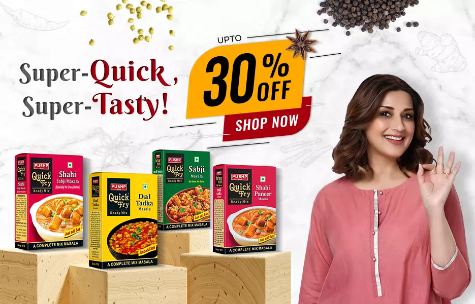 Quick Fry Banner Image With Sonali Bendre