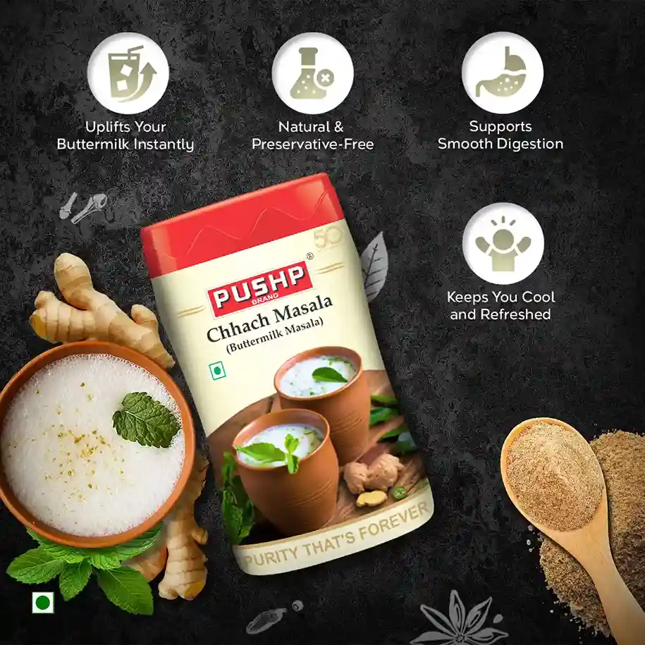 Buy Pushp Chhach Masala – Authentic Buttermilk Masala Online in