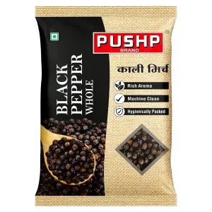 Black Pepper Whole 500g Pouch Front